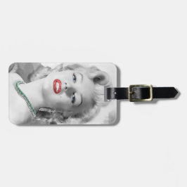 Flicka bästa vän mig bagagebricka