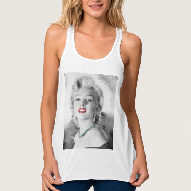 Flicka bästa vän mig linne med racerback  (Framsida)