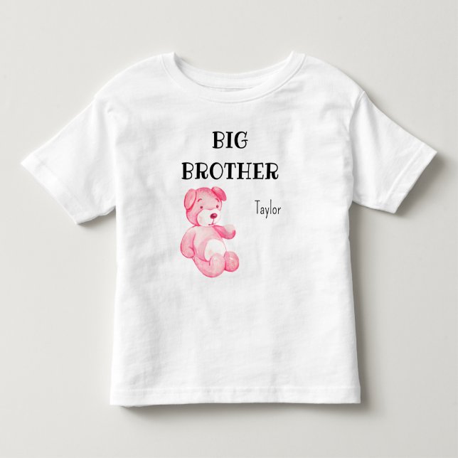 Flicka Bebisdopp Storebror Barn-Ungdom, Bebis T Shirt (Framsida)