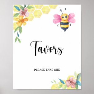 Flicka Bee är på väg \ Förmån Poster