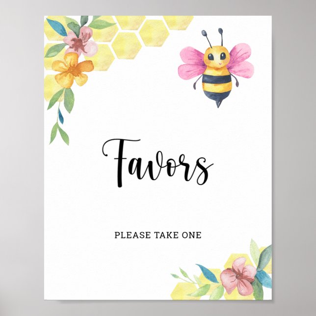Flicka Bee är på väg \  Förmån Poster (Framsidan)