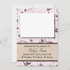 Flicka Blommigt Meddelande