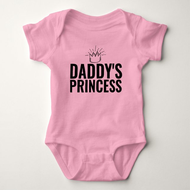 FLICKA BODYSUIT PAPPOR PRINCESS T SHIRT (Framsida)