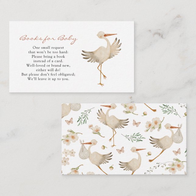 Flicka Bokar för Baby-inhägnadskort Tilläggskort (Fram/baksida)