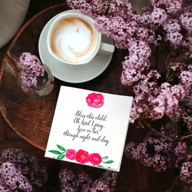 Flicka Christening Pappersservett (Skapare uppladdad)