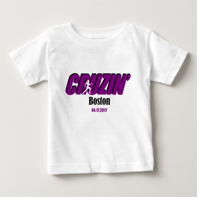 Flicka Cruzin Boston Tee Shirt (Framsida)