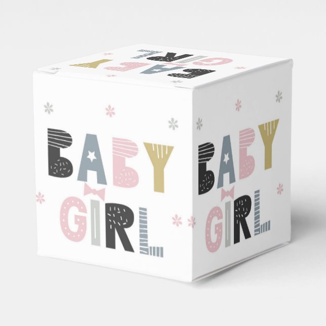 Flicka Cute Girly Gift Box Presentaskar (Framsidan Sidan)