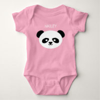 Flicka Cute Panda Personlig Kawaii