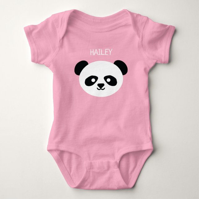 Flicka Cute Panda Personlig Kawaii T Shirt (Framsida)
