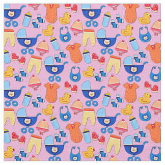 Flicka design på Rosa Tyg