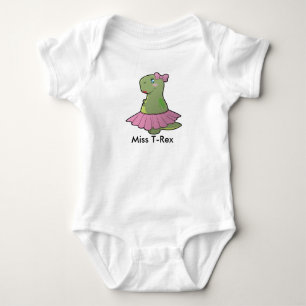 Flicka Dinosaur Miss T-Rex Bodykostym Tröja