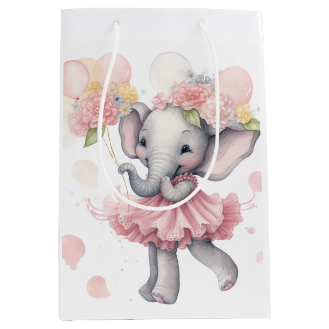 Flicka Elephant Gift Bag (Framsidan)