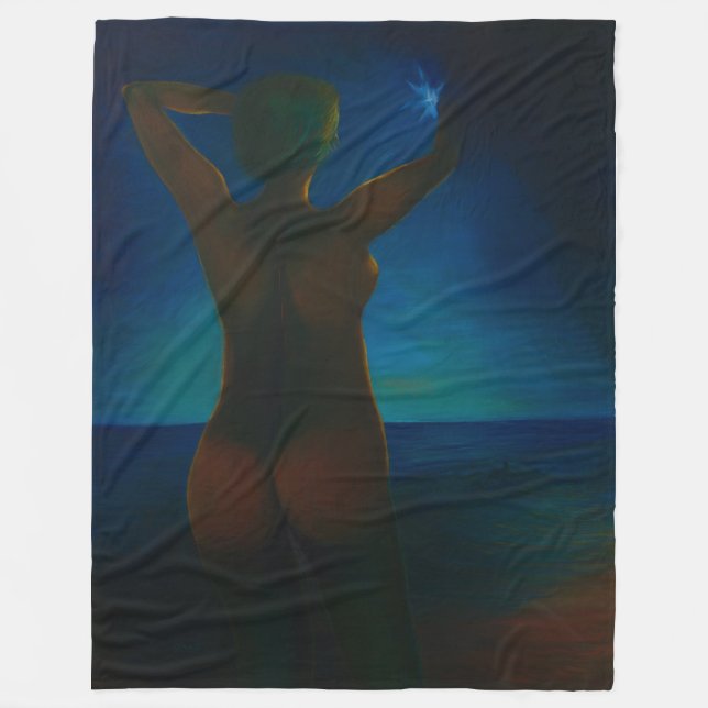 Flicka Fleecefilt (Framsidan)