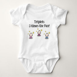 Flicka Flicka Pojke Trillingar, Trillingar Babypre T Shirt