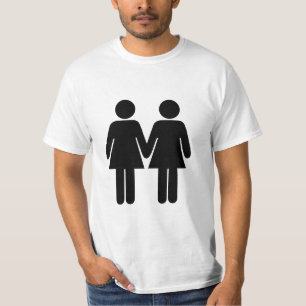 Flicka + Flickan värderar T-tröja Tee Shirt