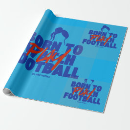 Flicka Född för att Spela Fotboll Presentpapper