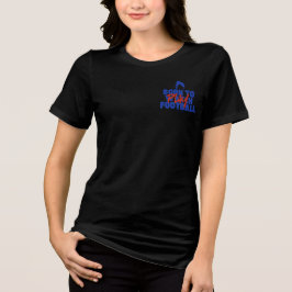 Flicka Född för att Spela Fotboll T Shirt