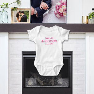 Flicka födelsedag - Namn, månad, år T Shirt