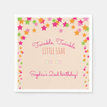 Flicka födelsedag Twinkle Twinkle Little Star