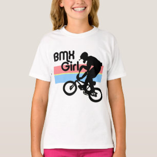 Flicka för BMX-pojke/BMX T-shirt