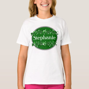 Flicka för personlig kända Sts Patrick dag T Shirt