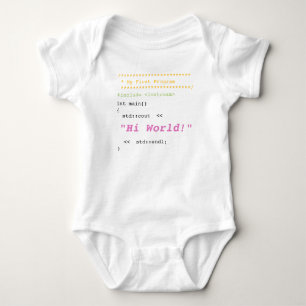 Flicka, första C++-programmet T Shirt