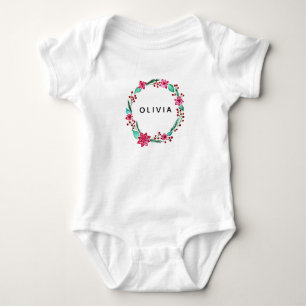 Flicka Första julklappen Namn T Shirt