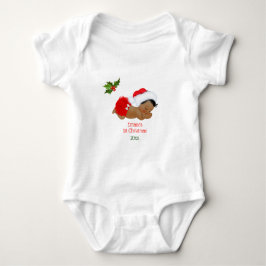 Flicka Första jultomten i Baby Bodys T Shirt