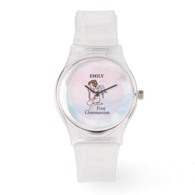 Flicka, första kommunionängel armbandsur (Framsida)