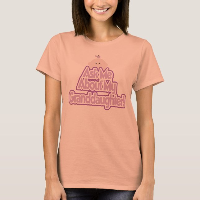 Flicka frågar om mina mordotterskjortor tee shirt (Framsida)