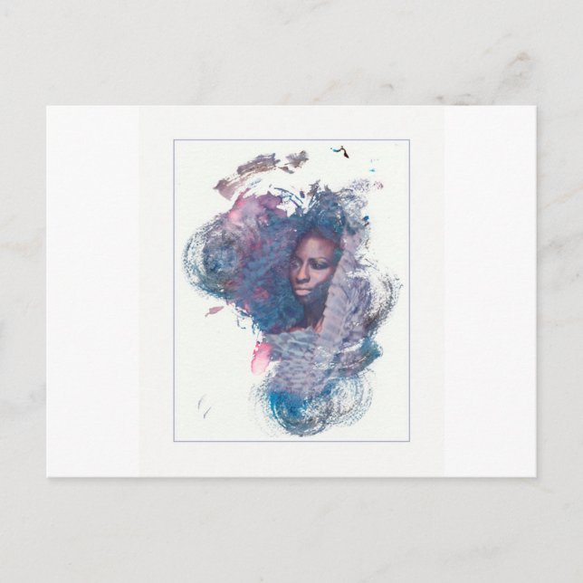 Flicka från Afrika Vykort (Framsida)