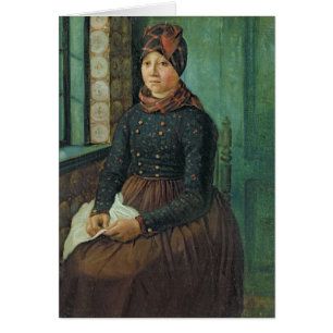 Flicka från Fano, 1834 Hälsningskort