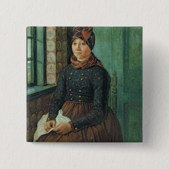 Flicka från Fano, 1834 Knapp (Framsida)