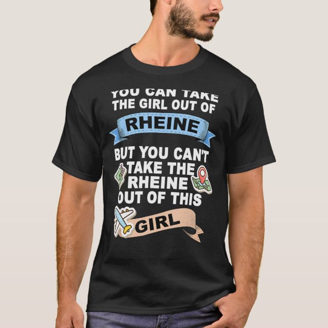 Flicka från Rheine - Flytt från Rheine T Shirt (Framsida)
