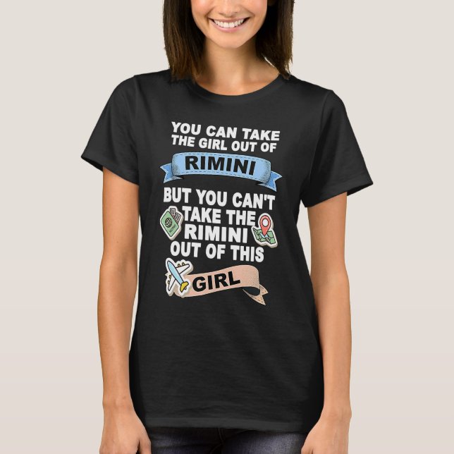 Flicka från Rimini-omlokalisering från Rimini T Shirt (Framsida)