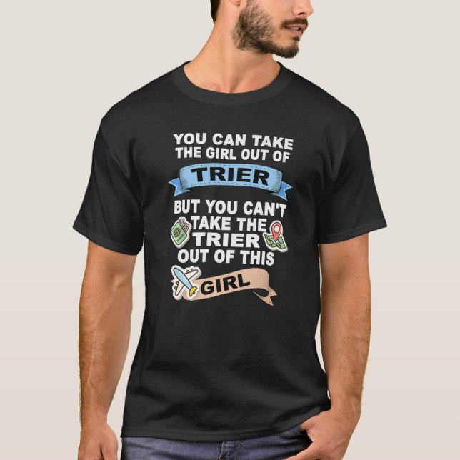 Flicka från Trier-omlokalisering från Trier T Shirt (Framsida)