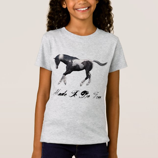Flicka frihetsskjorta tee shirt (Framsida)