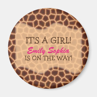 Flicka - Giraffe Thworthy Baby Shower Magnet
