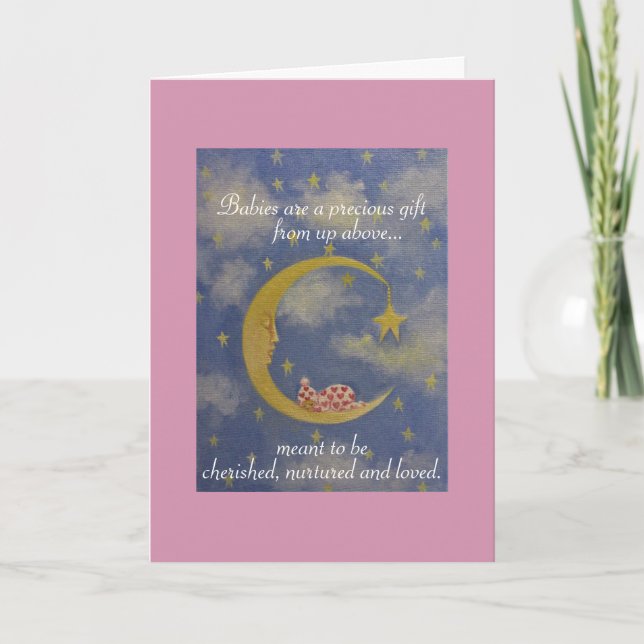 Flicka/grattis-hälsningskort Kort (Framsida)