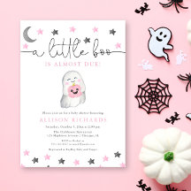 Flicka halloween, söt spökbabydusch