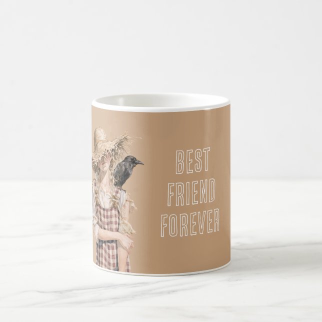 Flicka Halmhatt Kråka Kaffemugg (Center)