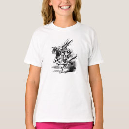 Flicka Hoodieillustration Alice i underland T Shirt