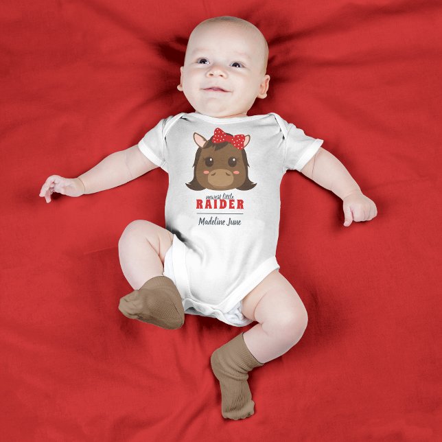 Flicka Horse Red & Black Bodydress T Shirt (Skapare uppladdad)
