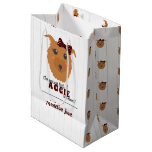 Flicka Hund Maroon Baby Shower