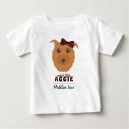 Flicka Hund Maroon T Shirt