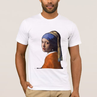 Flicka i en holländska Jersey T-shirt