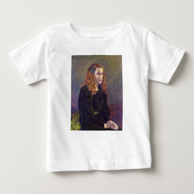 Flicka i grönt (av Theo van Rysselberghe) T Shirt (Framsida)