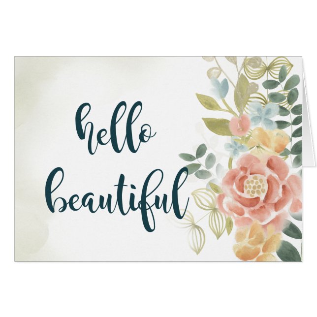 FLICKA I HÄLSNINGSKORT (Framsidan Horizontal)