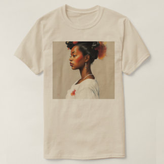 Flicka i målningen t shirt