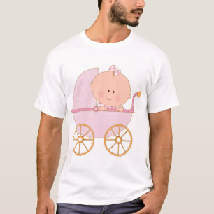 Flicka i vagn t shirt